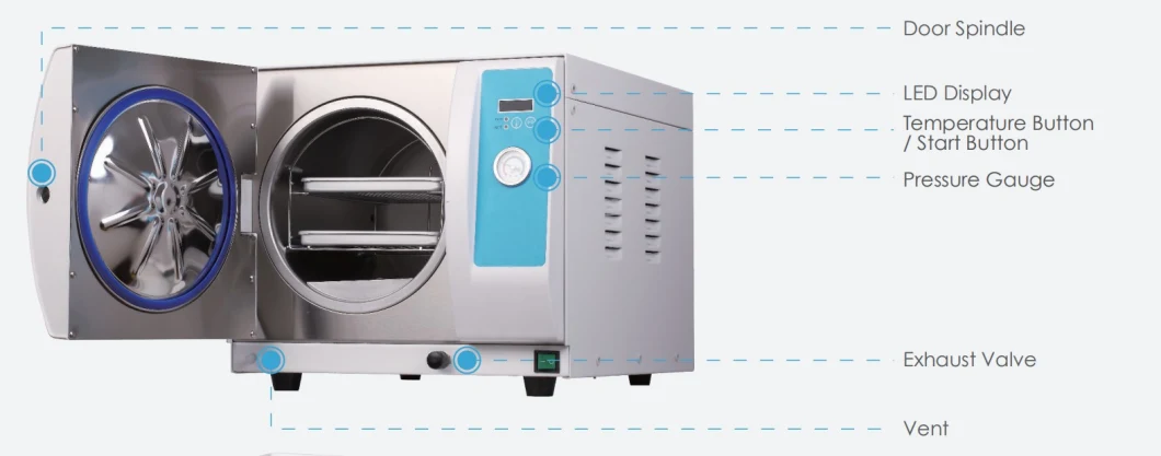 Dental Autoclave Steam Sterilizer Pressure Steam Sterilization Equipments