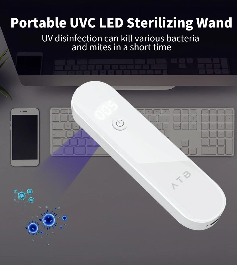 UVC Sanitizer Portable UVC Lamp LED Disinfection UV Sterilizer Stick