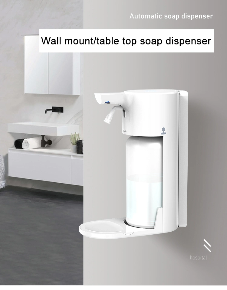 Saige Wall Mounted/Table 1200ml High Quality ABS Plastic Automatic Soap Dispenser