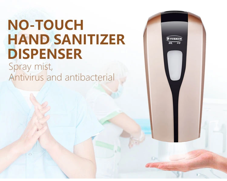 Wall Mount 1000ml Hand Sanitizer Dispenser Automatic Liquid Soap Dispenser