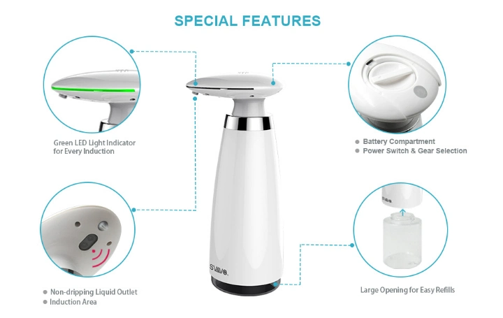 ABS Top Selling Plastic Table Type Soap Dispenser