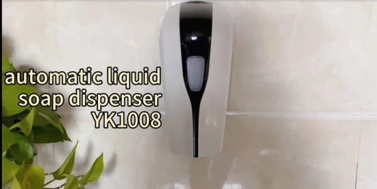 Dispensador automático de jabón líquido para montaje en pared de 1000 ml